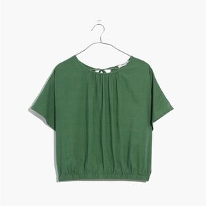 Madewell linen blend top